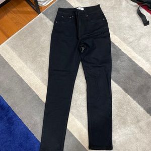 Reformation skinny black jeans